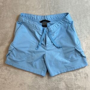 Vtg Women's Nike Sphere Blue Pull On Cargo Shorts Hiking Camping Outdoors sz M